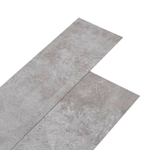 Vidaxl Planche De Plancher Pvc Autoadhésif 5,21 M² 2 Mm Gris Terre