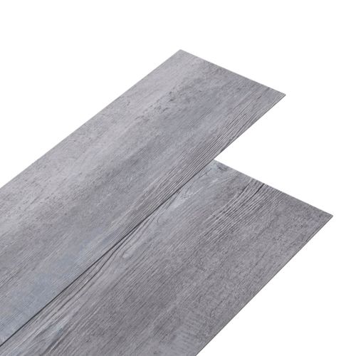Vidaxl Planche De Plancher Pvc Autoadhésif 5,21 M² 2 Mm Gris Bois Mat