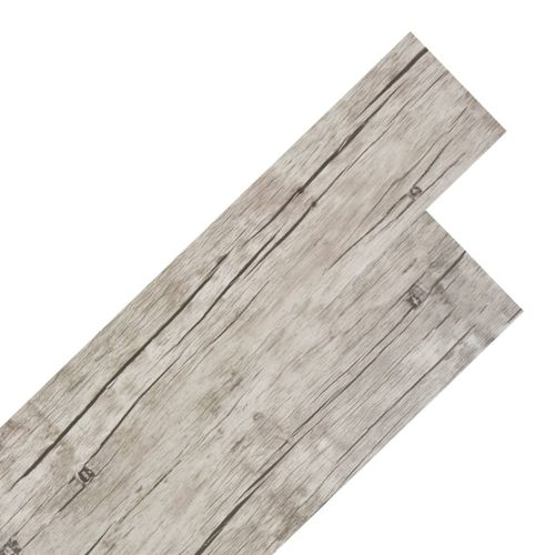 Vidaxl Planche De Plancher Pvc Autoadhésif 5,21 M² 2 Mm Chêne Délavé