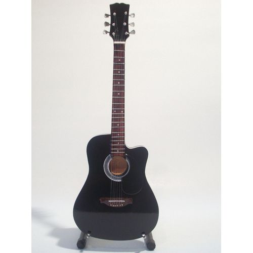 Guitare Miniature Acoustique Noire Bon Jovi