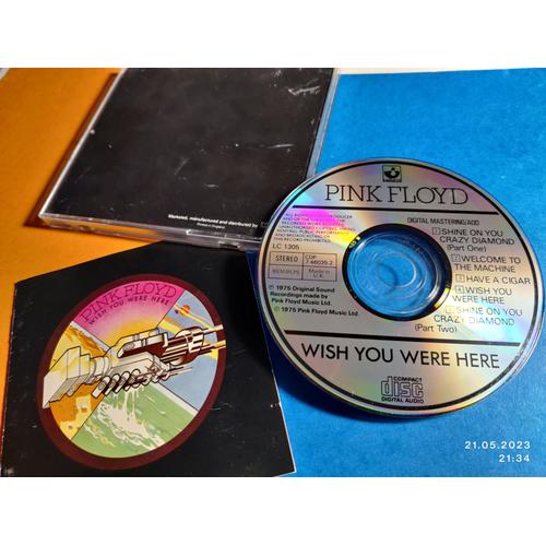 Pink Floyd Wish You Were Here Cd Reissue Harvest Records 3rd Issue