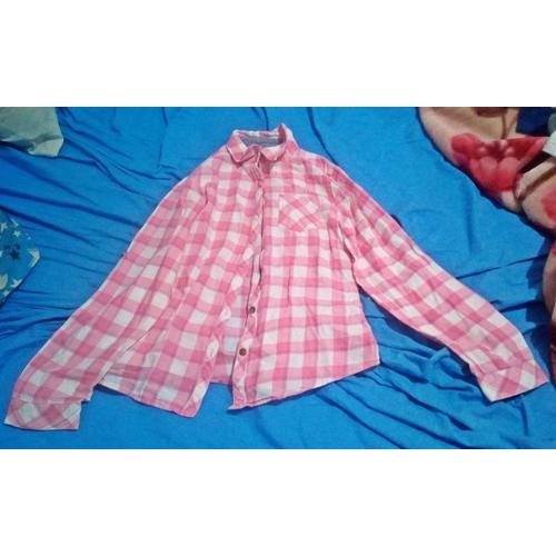 Chemise A Carreaux Rose Zara Taille 11/12 Ans ..
