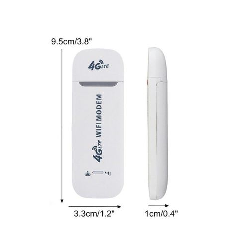 Permanence-Clé modem USB sans fil pour la maison et le bureau,clé modem mobile,haut débit 150Mbps,carte SIM,routeur sans fil,USB 150Mbps,4G - Type white