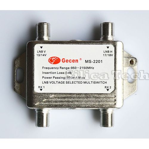 2x2 13V/18V in,2 sorties Satellite,LNB V/H,multi-commutateur MS-2201