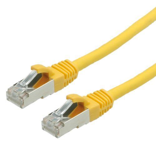 VALUE - Cordon de raccordement - RJ-45 (M) pour RJ-45 (M) - 2 m - SFTP, PiMF - CAT 6e - sans halogène, moulé, sans crochet, bloqué - jaune