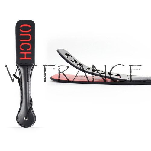 Tapette Cuir Pu Noir Fessee Bdsm 32cm, Modele: Ouch