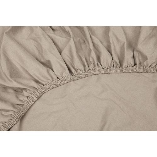 Three Lilies Kayori Shizu Drap-Housse En Jersey Pour Matelas À Sommier Tapissier 12 Cm, Sable, 90-100x200-220