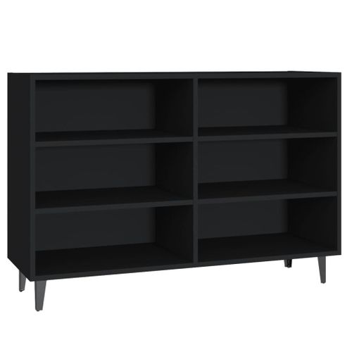 Vidaxl Buffet Noir 103,5x35x70 Cm Aggloméré