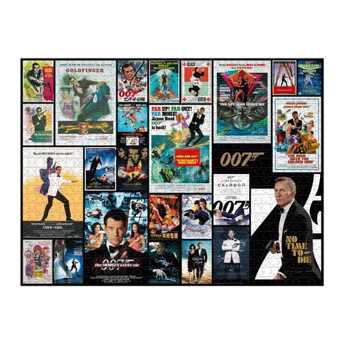 Winning Moves Puzzle James Bond Affiches De Films 1000 Pièces