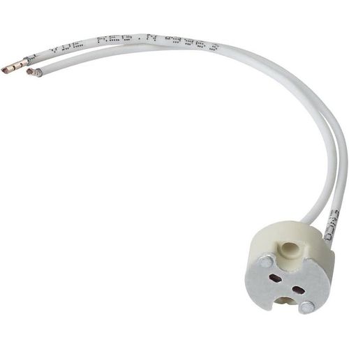 Douille En Porcelaine Pour G4, Gu5.3 / Gu5,3, Gy6.35 Câble 14cm - Idéal Pour Marine Led Ampoule Led: G4 / Gx5,3 Economique Ou Halogene - Résistant À La Chaleur