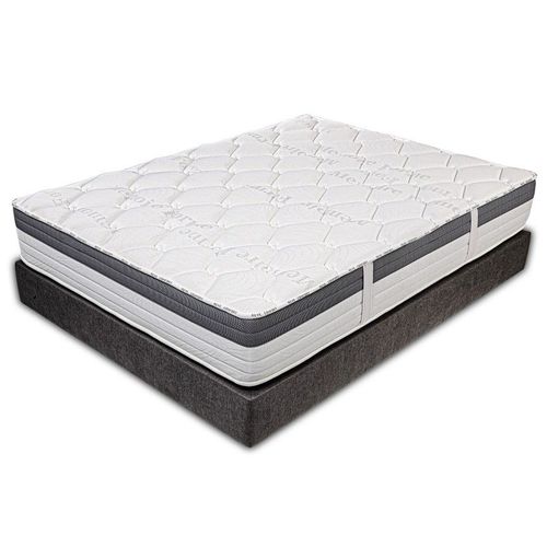 Matelas Goldvisco (26cm), Mousse Haute Densité, Indépendance Du Couchage, Ergonomique, Haute Adaptabilité, Face Été/Hiver - Blanc, 90x190cm