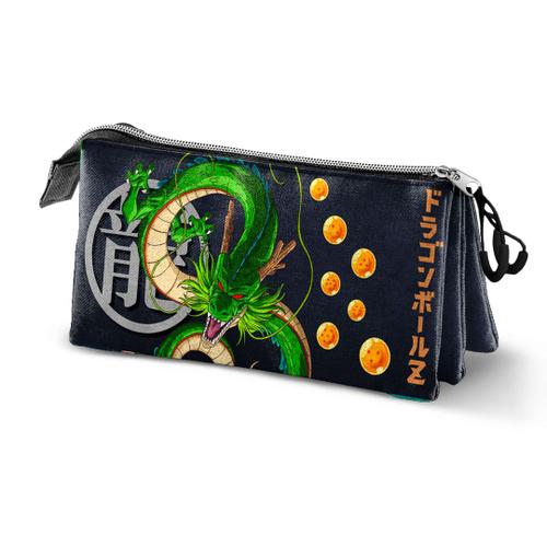 Dragon Ball Shenron Trousse Triple, Bleu Foncé