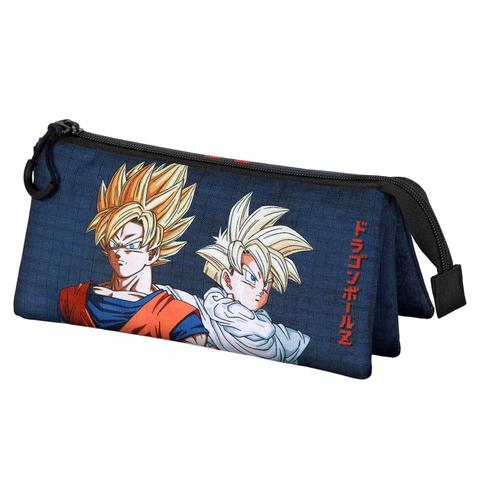 Dragon Ball Unity Trousse Triple, Bleu Foncé