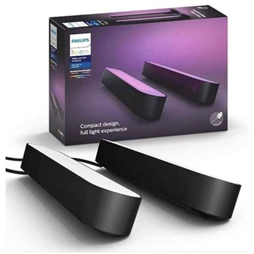 Lampe Connectée Philips Hue Play Pack X2 Noir