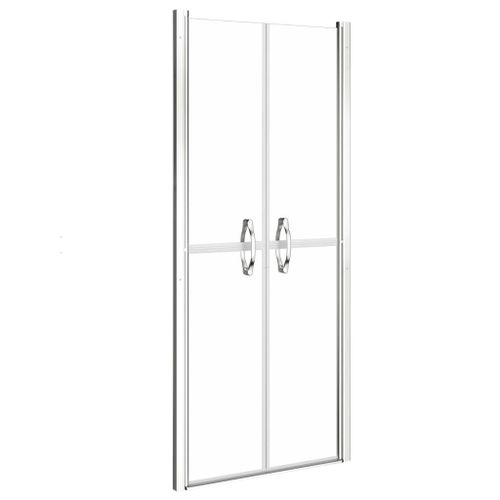 vidaXL Porte de douche ESG transparent 86x190 cm