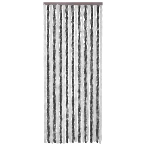 Vidaxl Moustiquaire Gris Et Blanc 120x220 Cm Chenille