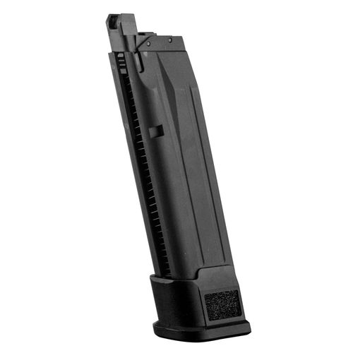 Chargeur Metal Noir Gaz Vfc 21 Billes 6 Mm Pour Replique Pistolet Bille M17 P320 Proforce Sig Saueur Pg1254c Airsoft