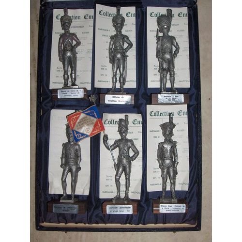 Les Etains Du Prince Coffret Ciselé Main - Lot De 6 Figurines