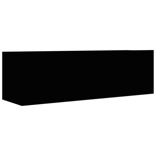 Meuble Tv Noir 100x30x30 Cm Aggloméré - Vidaxl