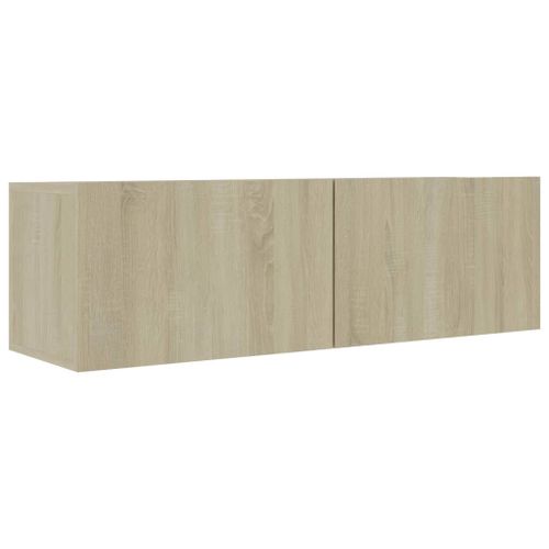 Meuble Tv Chêne Sonoma 100x30x30 Cm Aggloméré - Vidaxl