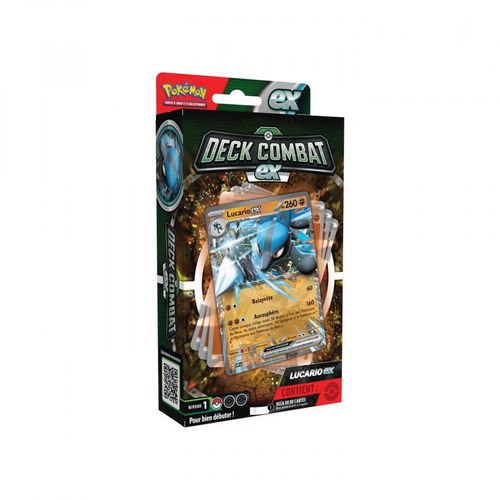 Deck Starter De 60 Cartes Pokemon Avril 2023 Combat-Ex ¿ Lucario Ou Pharamp - 145-55578
