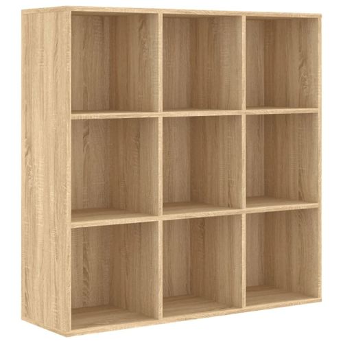 Vidaxl Bibliothèque Chêne Sonoma 98x30x98 Cm Aggloméré