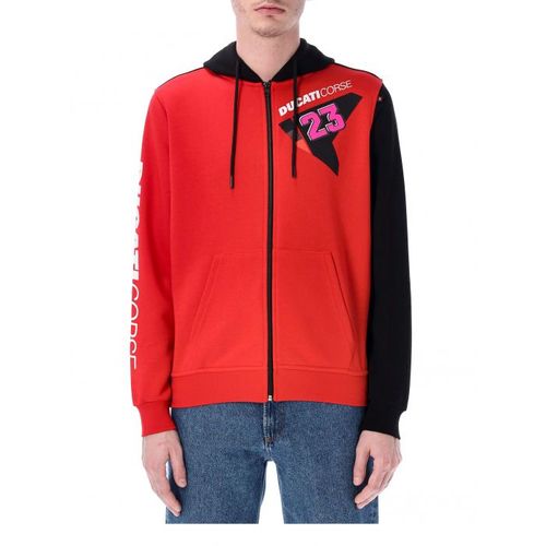 Sweat A Capuche Zip Enea Bastianini 23 Dual Ducati Corse Officiel Motogp