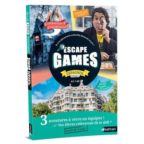 Espagnol Cycle 4 A1>A2 Escape Games