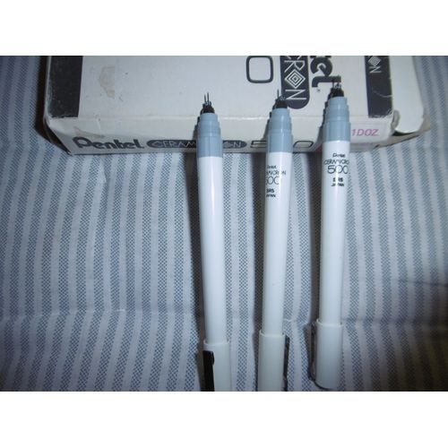 Feutre Ceramicron Pentel Srs Lot De 3 Pointes Différentes