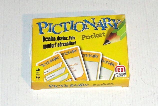 Le jeu de cartes PICTIONARY POCKET avec Moustique - Moustique