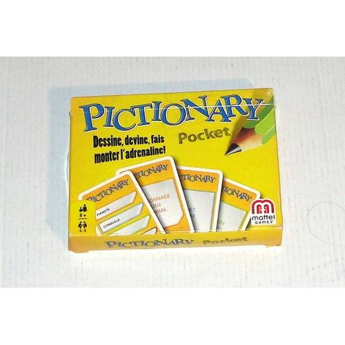 Pictionary Pocket Jeu De Voyage Mattel Games