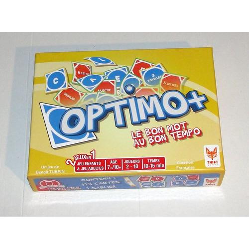Optimo+ Topi Games Jeu Le Bon Mot Au Bon Tempo