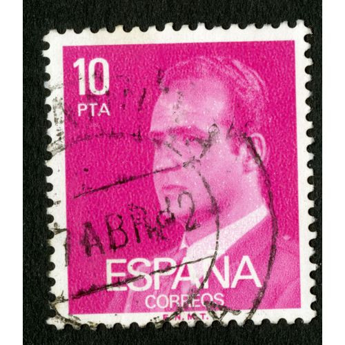 Timbre Oblitéré Espana, Correos, 10 Pta
