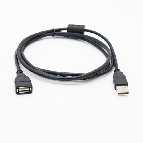 Nouveau câble d'extension noir 0,3 m 0,5 m 1 m 1,5 m 3 m 5 m USB 2.0 A mâle vers A femelle, Black- 1.0 m