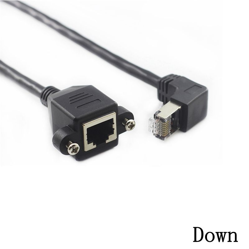 Cble RJ45 8 broches mle  femelle  montage sur panneau Et...