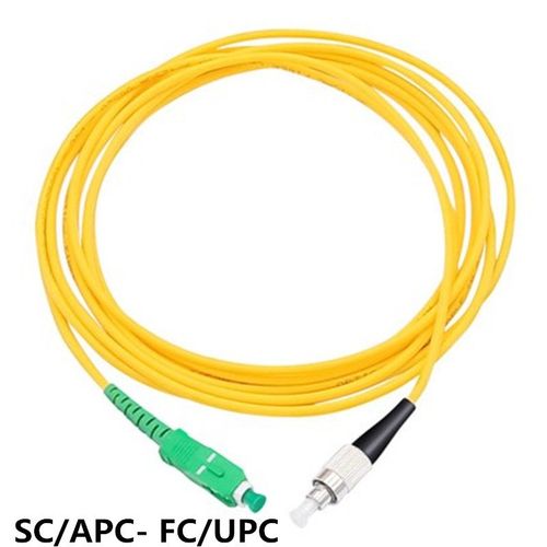 SC/APC à SC FC/LC/ST UPC monomode monoc¿ur 3 M 5 M 10 m 20 m 30 m câble de queue de cavalier en fibre, 15 m-SC APC à FC UPC