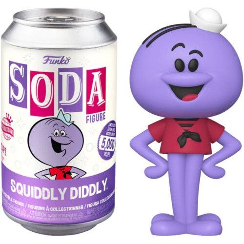 Funko Vinyl Soda: Hanna-Barbera - Squiddly Diddly (Styles May Vary) (International Version) [Collectables] Latam , Vinyl Figure