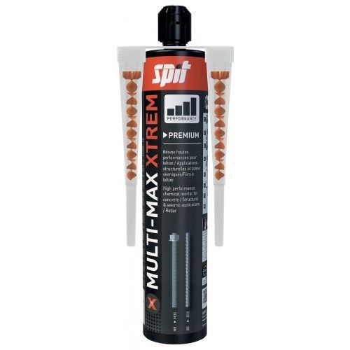Résine de scellement chimique - Multi-Max Xtrem - 300 ml - par 12 SPIT