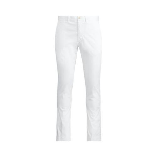 Pantalon Performance Slim En Sergé Blanc Pur