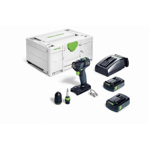 Perceuse-visseuse sans fil TXS 18- Plus - 2 Batteries 18 V 3.0 AH - Systainer - FESTOOL - 576895