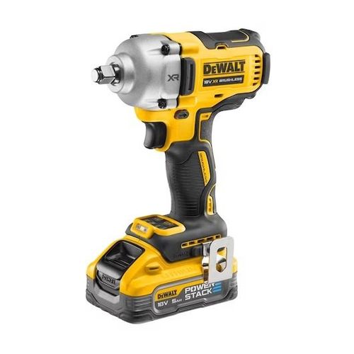Boulonneuse 1/2? XR 18V DEWALT 5Ah Li-Ion Brushless 812 Nm Jonc de Sécurité - DCF891H2T-QW