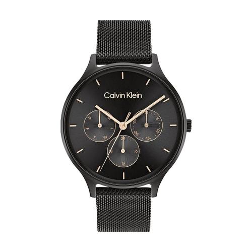 Montre Femme Calvin Klein En Acier Noir