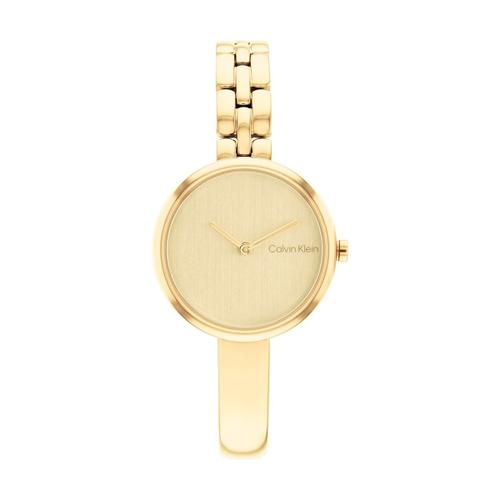 Montre Femme Calvin Klein En Acier Jaune