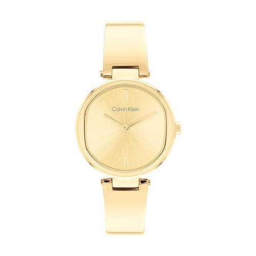 Montre Femme Calvin Klein En Acier Jaune