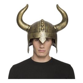 Casque De Viking Avec Des Cornes Couleur Bronzé
