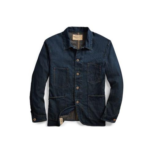 Veste De Mécanicien Denim Selvedge Délavé Hartville