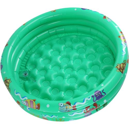 Piscine Gonflable, Mini Piscine pour Enfants, pataugeoire de Piscine de Dessin animé pour Enfants garçon Tout-Petits, Piscine de Refroidissement d'été Portable épaisse et Douce pour bébé(M)