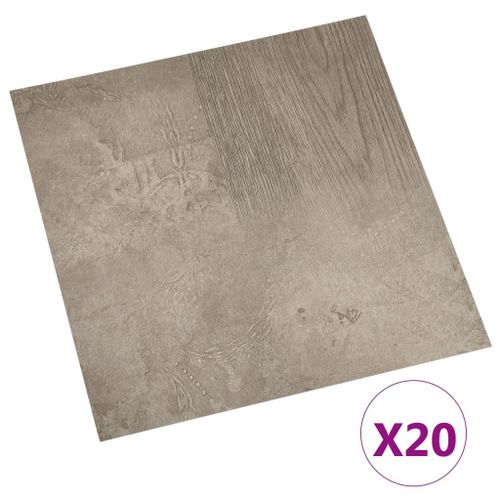 Vidaxl Planches De Plancher Autoadhésives 20 Pcs Pvc 1,86 M² Gris