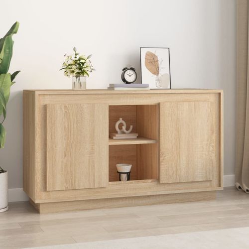 Vidaxl Buffet Chêne Sonoma 102x35x60 Cm Bois D'ingénierie