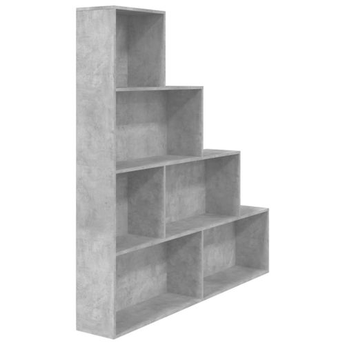 Vidaxl Bibliothèque/Séparateur De Pièce Gris Béton 155x24x160 Cm